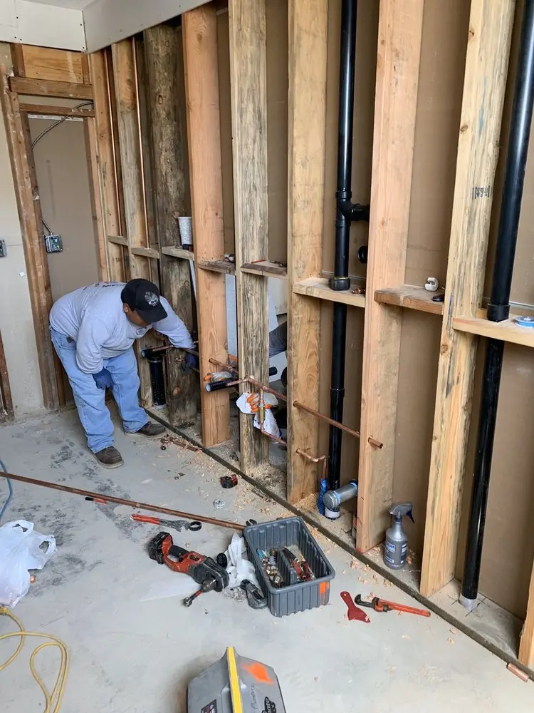 Commercial rough-in plumbing for Trenchless Sewer Repair in Claremore